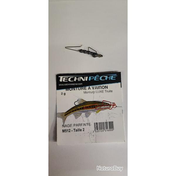 MONTURE A VAIRON - TRUITE - 2GR - NEUF