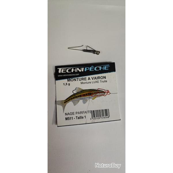 MONTURE A VAIRON - TRUITE - 1.5GR - NEUF