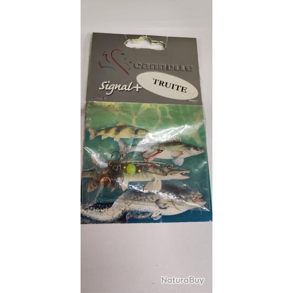MONTURE TRUITE - CANELLE - SIGNAL + - 3GR - NEUF