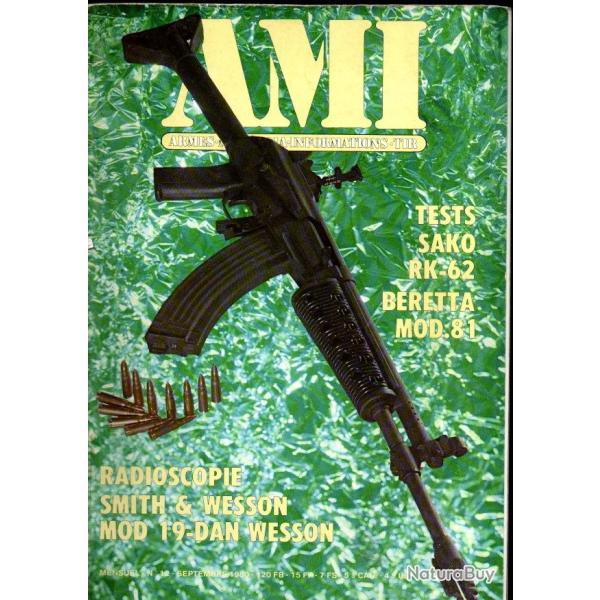 revue ami 12 dynastie arquebusiers les montigny, pa beretta mod.81, fusil d'assaut finlandais rk-62