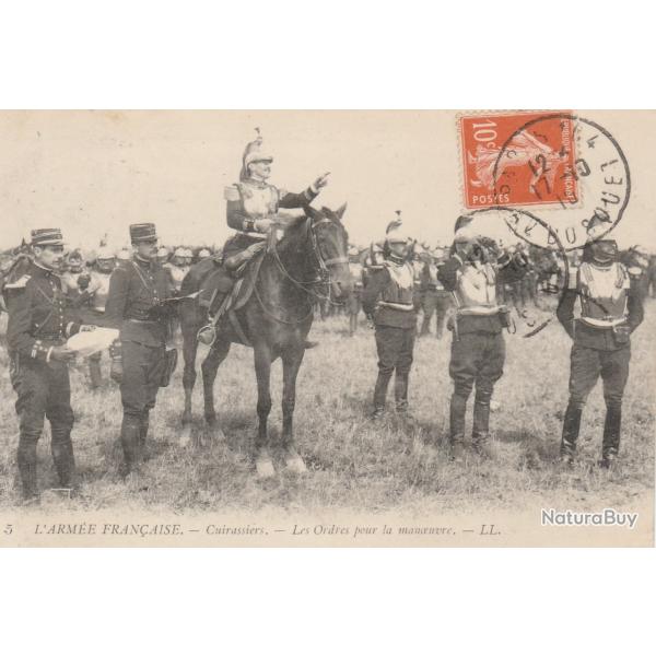CPA -L'ARM�E FRAN�AISE -Cuirassiers les Ordres  pour la manoeuvre N�001