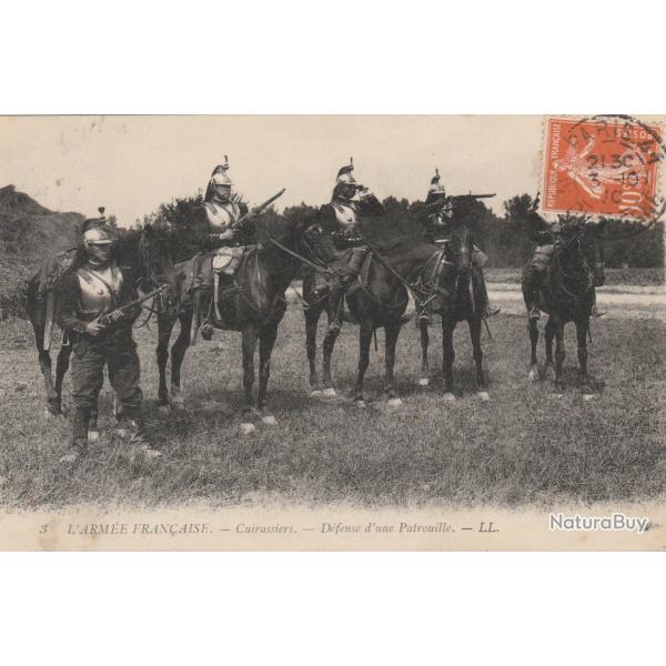 CPA -L'ARM�E FRAN�AISE -Cuirassiers D�fense d'une Patrouille N�002