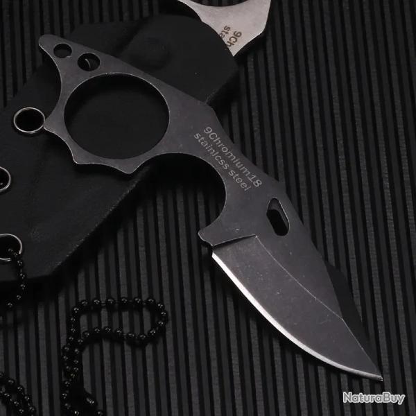 Couteau de cuisine portable avec lame JOKnife -NOIR-* LIVRAISON GRATUITE