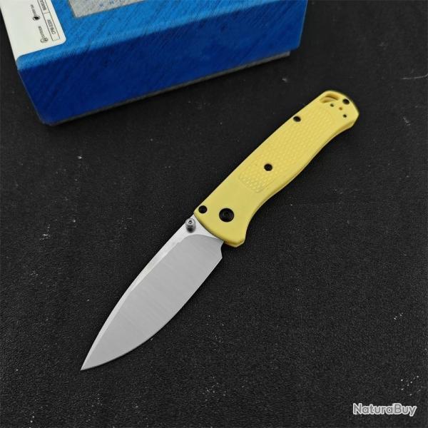 Couteau Pliant  Terre Plate, Manche en Alliage d'Aluminium -*535 - silver -* LIVRAISON GRATUITE