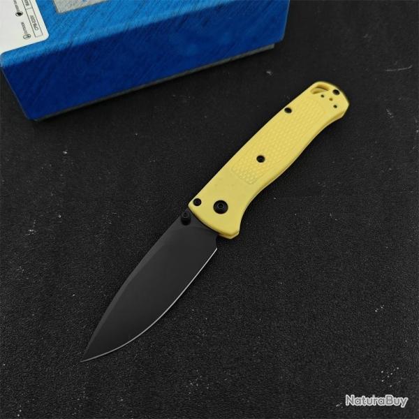 Couteau Pliant  Terre Plate, Manche en Alliage d'Aluminium -*535 - black -* LIVRAISON GRATUITE