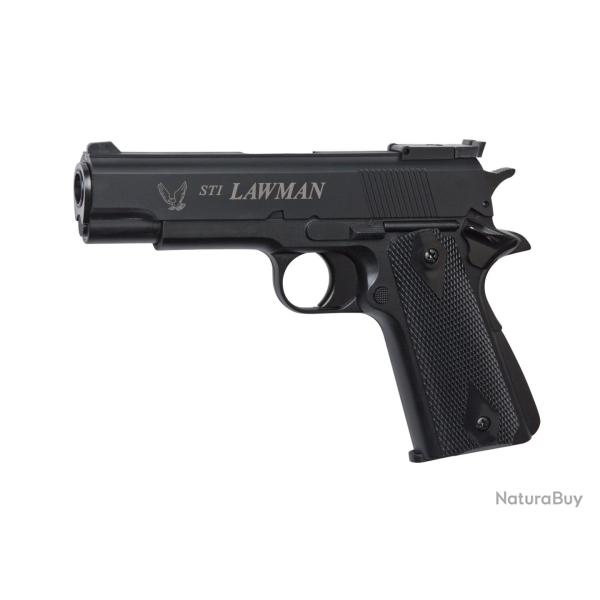 Pistolet STI Lawman Gaz (ASG) Noir