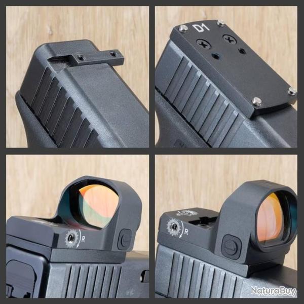 Plaque Montage Red Dot Docter Glock Non Mos - SKX INDUSTRIES