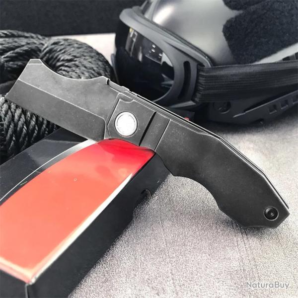 Couteau de poche pliant C260-*NOIR-* LIVRAISON GRATUITE