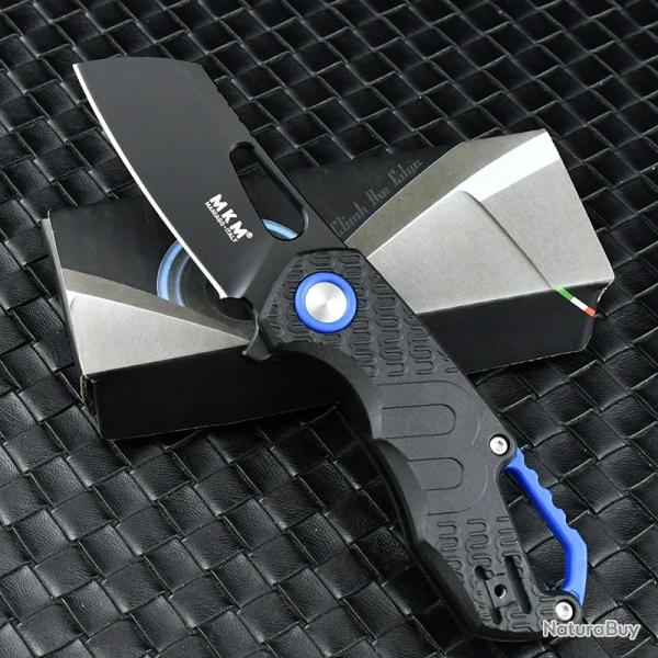 Couteau de poche pliant F0332, lame 8Cr13Mov, fibre de nylon -*NOIR-* LIVRAISON GRATUITE