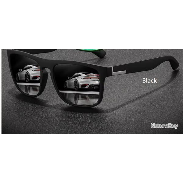 Lunettes Soleil Carr� Polycarbonate 63 mm UV400 R�sistantes Chocs L�g�ret� Sport Plein Air P�che