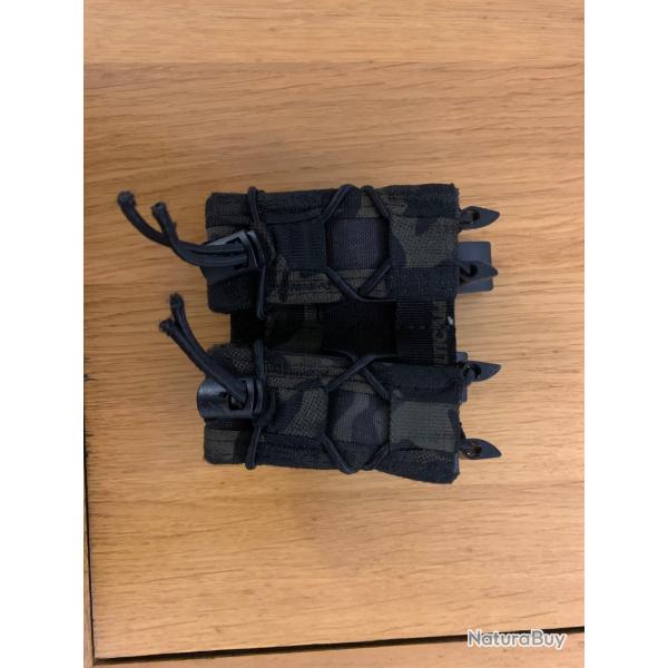 Porte chargeur DOUBLE PISTOL MultiCam NOIR