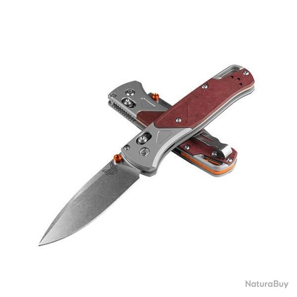 BEN535-09 Couteau pliant Benchmade Bugout rouge/gris