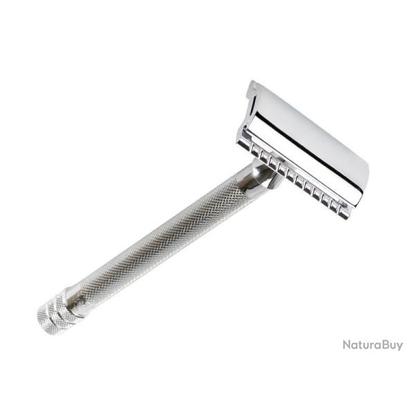 RASOIR DE SECURITE MERKUR EXTRA LONG CHROME PEIGNE FERME