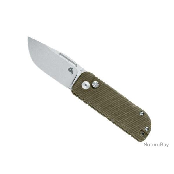 COUTEAU BLACK FOX NU-BOWIE MICARTA VERT