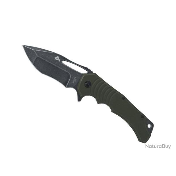 COUTEAU BLACK FOX HUGIN G10 VERT