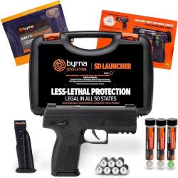 KIT PISTOLET DE DEFENSE BYRNA SD POIVRE Noir