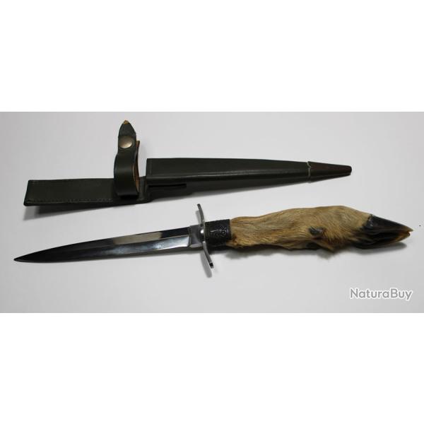 Dague de chasse manche chevreuil avec �tui