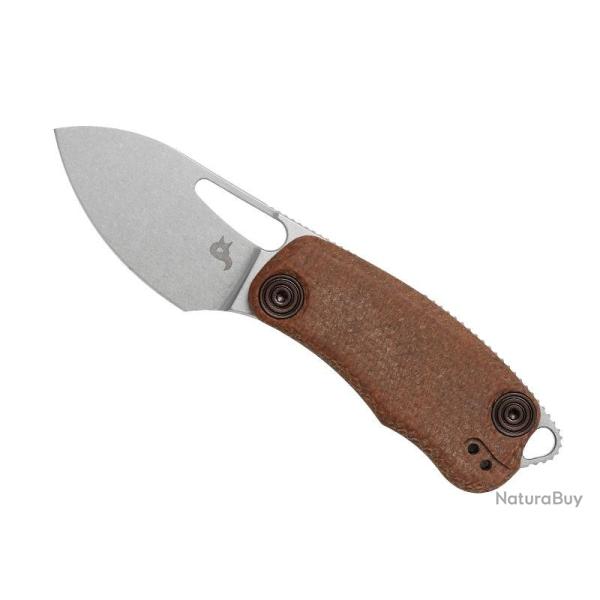 COUTEAU BLACK FOX NIX MICARTA MARRON STONEWASHED