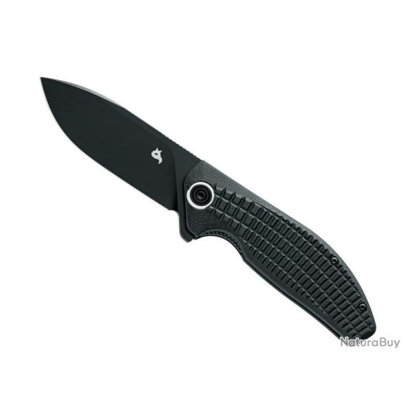 COUTEAU BLACK FOX ACUTUS G10 TOUT NOIR