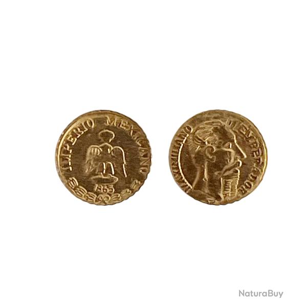 6 pi�ces or Mexique Maximilien Empereur