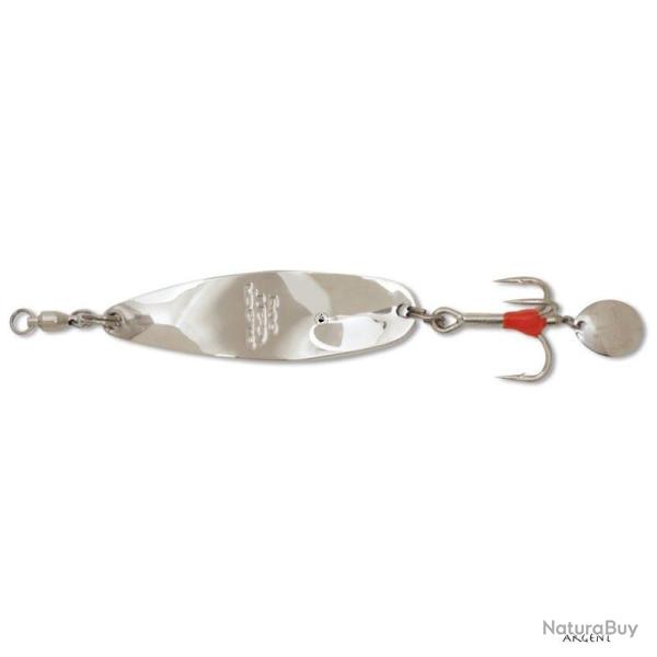 Cuiller Ondulante Black Cat Battle River Spoon argent 85g