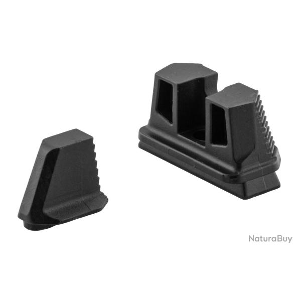 ORGANES DE VISEE REHAUSSES EN ACIER STRIKE INDUSTRIES POUR GLOCK