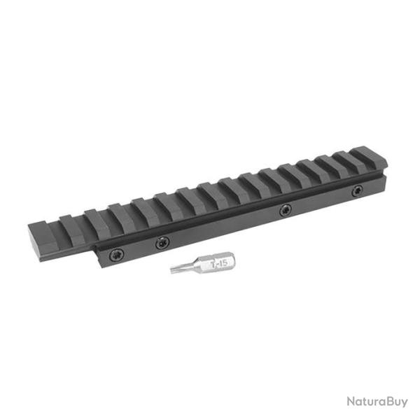 CZ 457 11MM HD PICATINNY SCOPE MOUNT - EGW CZ 457 11MM 1-PIECE PICATINNY BASE 20 MOA