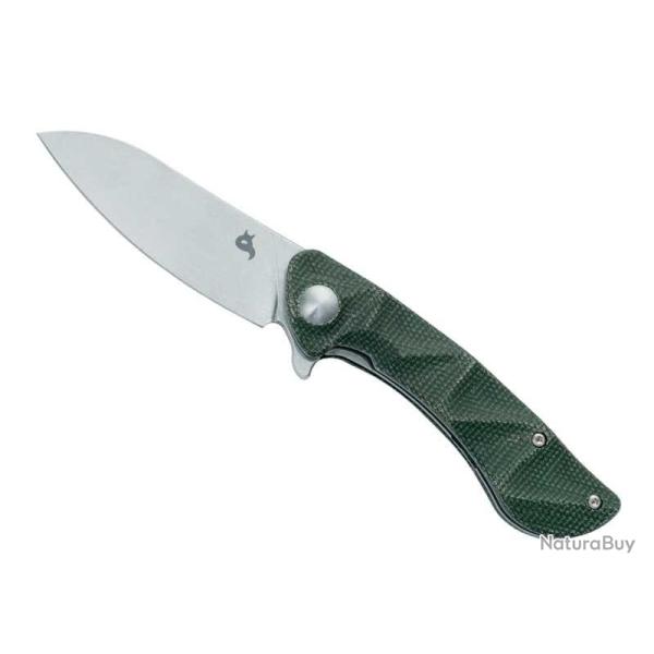 COUTEAU BLACK FOX DRIPPER MICARTA VERT STONEWASHED