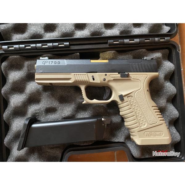 WE GP1799 GBB (Noir/Tan/Or)