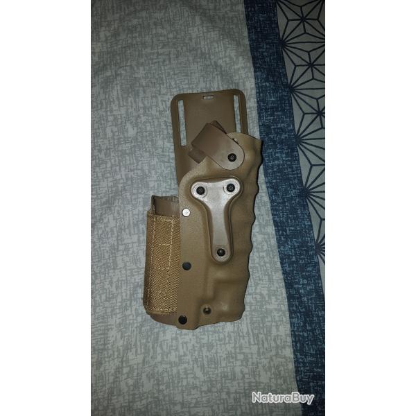Holster type safariland tan ambidextre