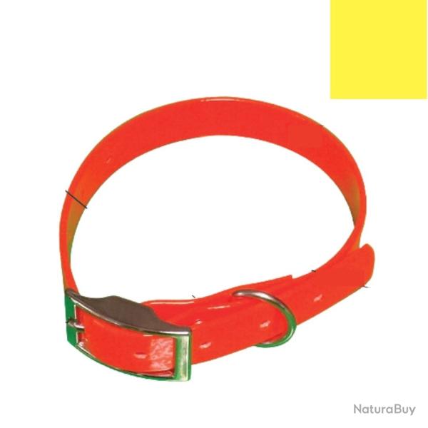 Collier pour chien HB DOG biothane biogold jaune 70cm
