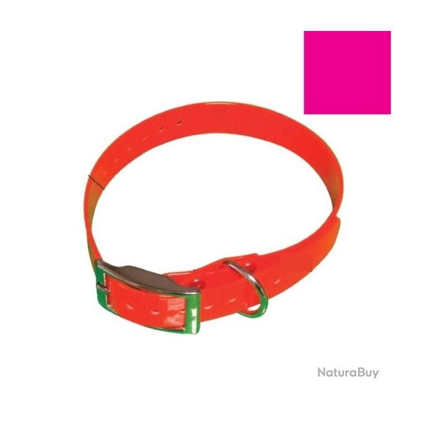 Collier pour chien HB DOG biothane biogold rose 70cm