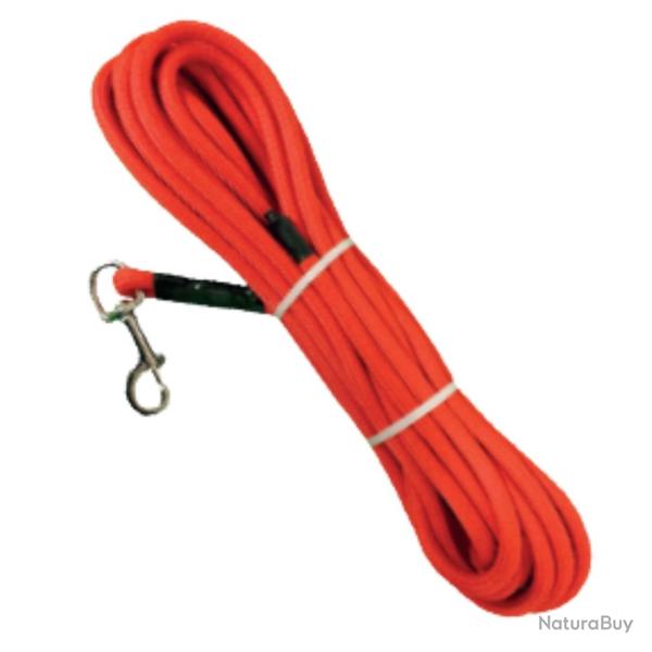 Laisse ronde pour chien HB DOG 5mlx10mm orange