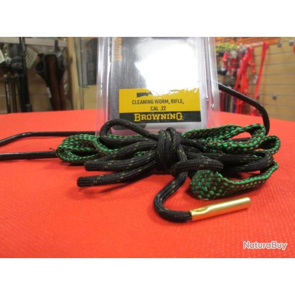 cordon de nettoyage cal .22 (Bore Snake)