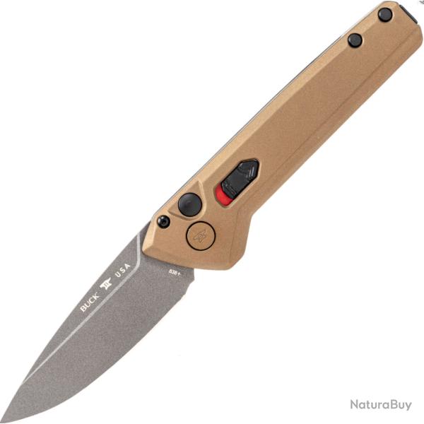 COUTEAU AUTOMATIQUE BUCK DEPLOY BRONZE