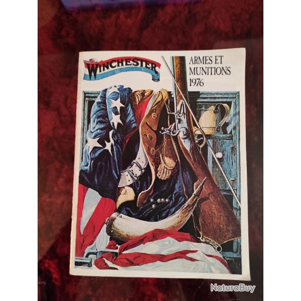 Rare catalogue Winchester armes et munitions anne 1976  carabine fusil chasse  38 pages