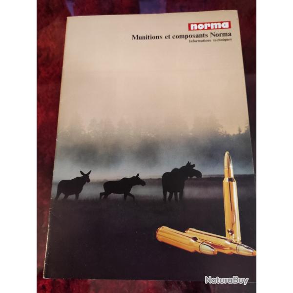 Rare catalogue Norma munitions et composants  15 pages