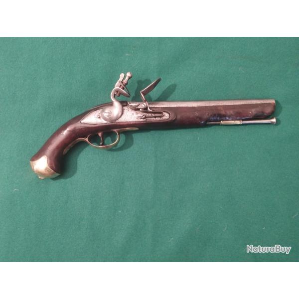 Pistolet � silex Portuguaise   de Dragons Ligiers  , periode  " Jo�o Principe Regente "   Porto , ve