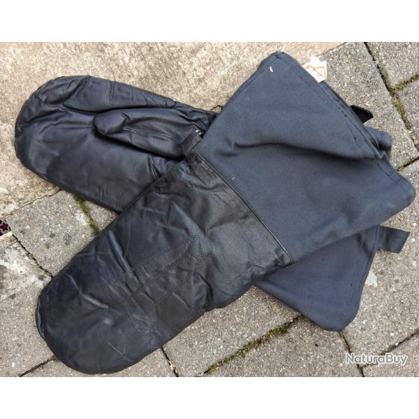 Authentique gants en cuir arm�e de l'air sovi�tique pilote militaire URSS CCCP