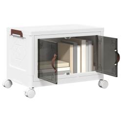 Bo&icirc;te de rangement empilable avec roues 28 L 48,5x29,5x33 cm