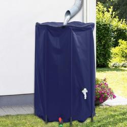 R&eacute;servoir d'eau avec robinet pliable 500 L PVC