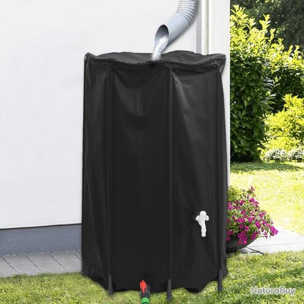 Rservoir d'eau avec robinet pliable 500 L PVC alsavelo