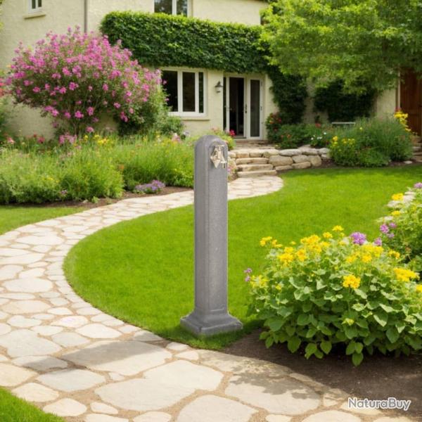 R�servoir de jardin avec robinet Gris clair Aspect de pierre