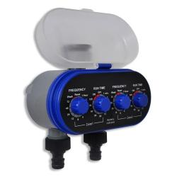 Minuterie d'arrosage automatique &eacute;lectronique de jardin Double sortie