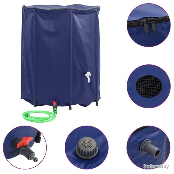 R�servoir d'eau avec robinet pliable 1250 L PVC alsavelo
