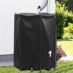 R&eacute;servoir d'eau avec robinet pliable 750 L PVC