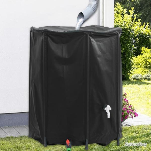 Rservoir d'eau avec robinet pliable 1250 L PVC alsavelo
