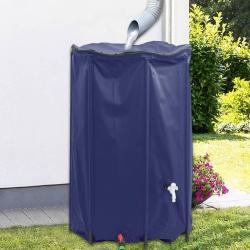R&eacute;servoir d'eau avec robinet pliable 1000 L PVC