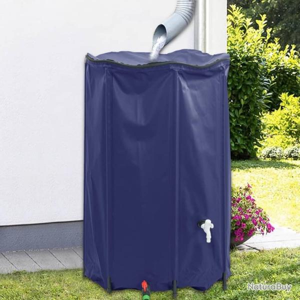 Rservoir d'eau avec robinet pliable 1000 L PVC alsavelo