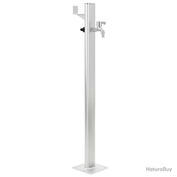 Colonne � eau de jardin Aluminium 95 cm